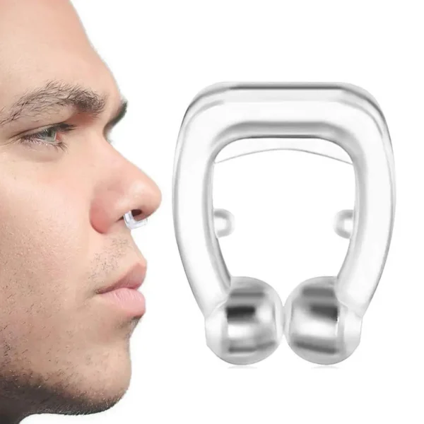 Portable Silicone Magnetic Anti Snore Nose Clip Unisex Stop Snoring Anti Snoring Sleep Silicone Magnetic Nose Clip tools